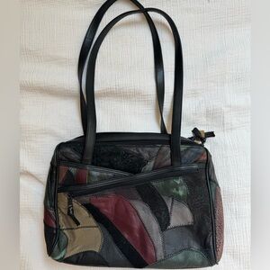 Vintage Mitzi Leather Patchwork Purse